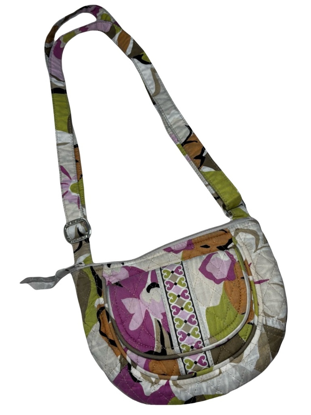 Vera Bradley Lizzy Portobello Road Small Purse Crossbody Shoulder Bag Purple